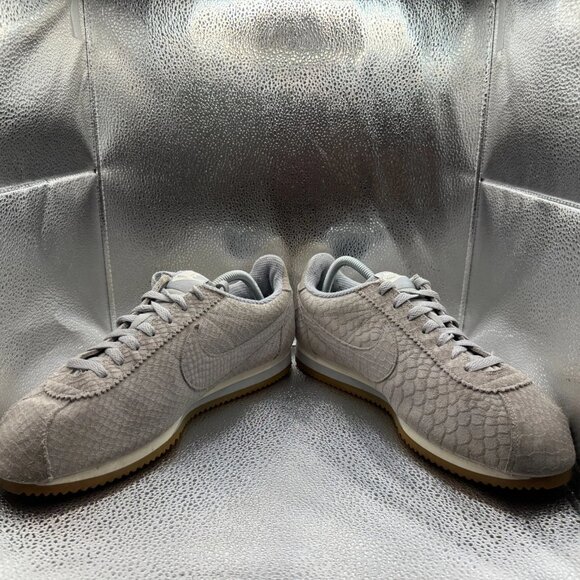 Size 11 Nike Classic‎ Cortez Leather Premium Cool Gray Sneaker Shoes 861677-001 main image 5